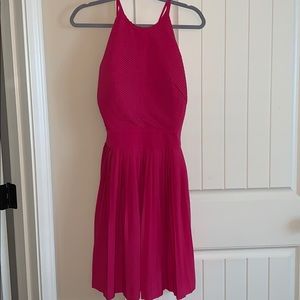 Hot pink Calvin Klein cocktail dress